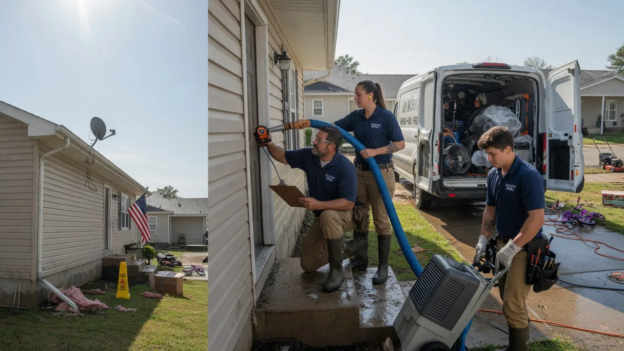 Ceiling Water Damage Restoration in Cookeville, TN near me